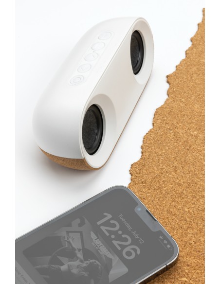 Speaker 10W Oregon in plastica riciclata RCS e sughero