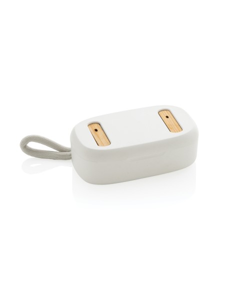 Auricolari TWS in plastica RCS e bambù