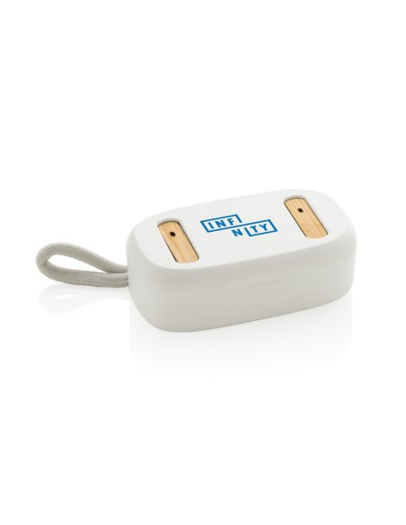 Auricolari TWS in plastica RCS e bambù