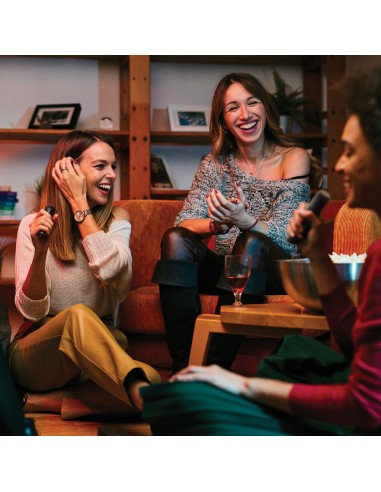 Karaoke con doppio microfono Singvibe in plastica RCS