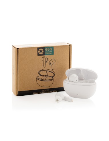 Auricolari ibridi ANC/ENC Prolink in plastica riciclata RCS