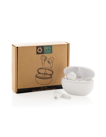Auricolari ibridi ANC/ENC Prolink in plastica riciclata RCS
