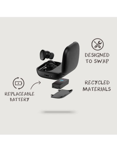 Auricolari wireless Lakewood riparabili e riciclati RCS
