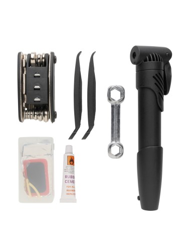 Kit riparazione per bicicletta 17 pezzi