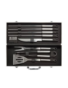 Set BBQ 12 pezzi in valigetta di alluminio