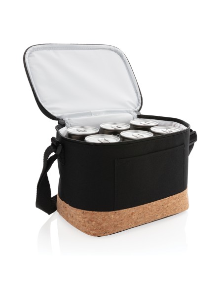 Borsa termica two tone con dettagli in sughero