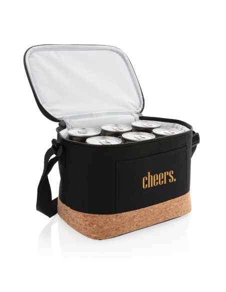 Borsa termica two tone con dettagli in sughero