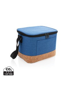 Borsa termica two tone con dettagli in sughero