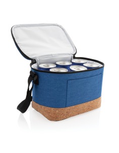 Borsa termica two tone con dettagli in sughero