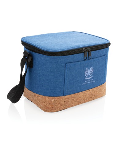 Borsa termica two tone con dettagli in sughero