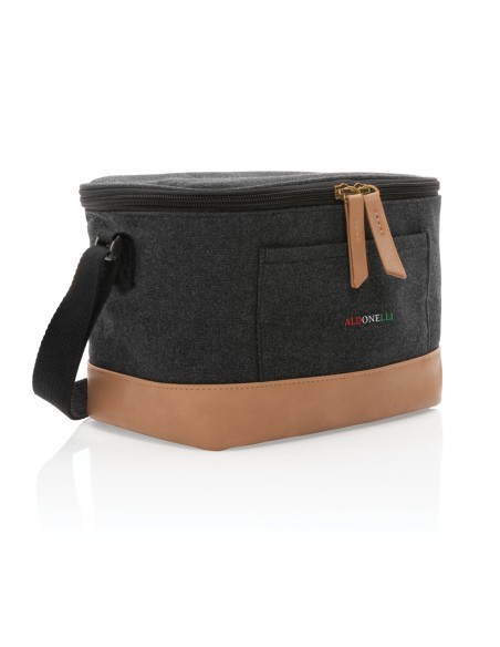 Borsa termica 6 lattine canvas riciclato 16 once Impact AWAR