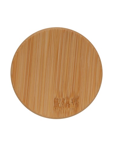 Set 2 bicchieri in vetro borosilicato con tappo in bambù