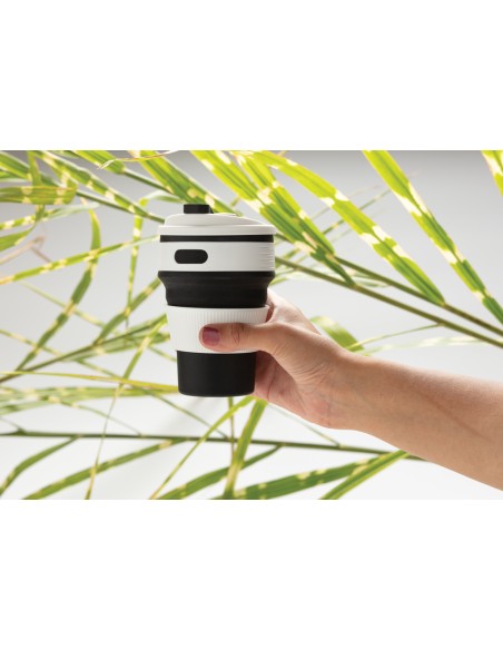 Tazza pieghevole in silicone