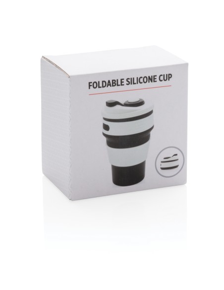 Tazza pieghevole in silicone