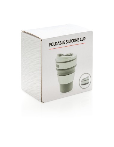 Tazza pieghevole in silicone