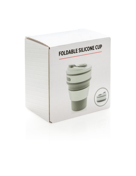 Tazza pieghevole in silicone