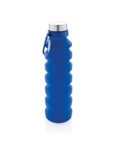 Bottiglia pieghevole in silicone con tappo