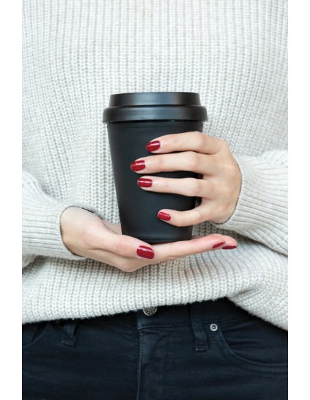 Tazza a doppia parete da caffè riutilizzabile 300ml