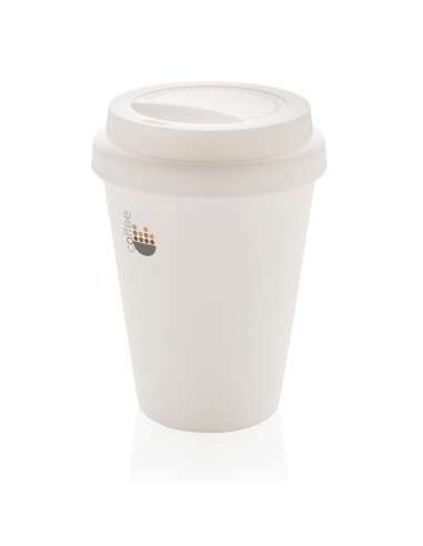 Tazza a doppia parete da caffè riutilizzabile 300ml