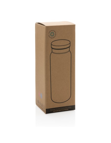 Bottiglia termica in acciaio riciclato RCS 600ml