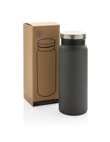 Bottiglia termica in acciaio riciclato RCS 600ml