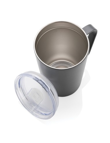 Tazza termica in acciaio inox riciclato RCS con tappo 420ml