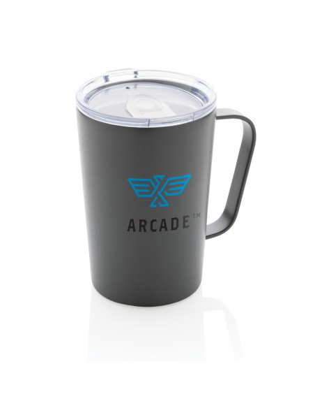 Tazza termica in acciaio inox riciclato RCS con tappo 420ml