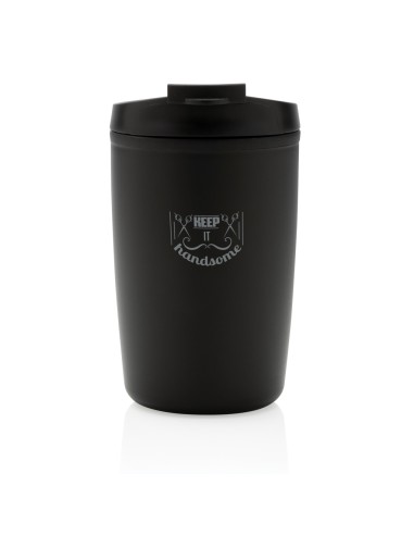 Bicchiere in PP riciclato GRS con tappo 300ml