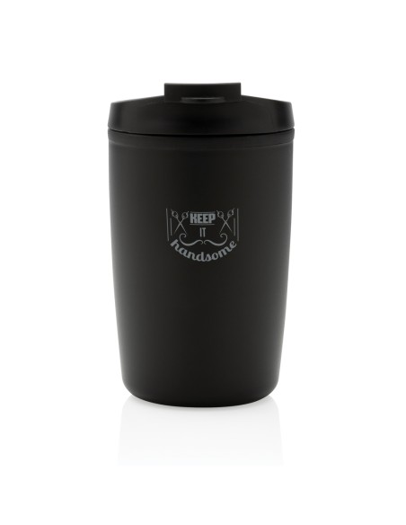 Bicchiere in PP riciclato GRS con tappo 300ml