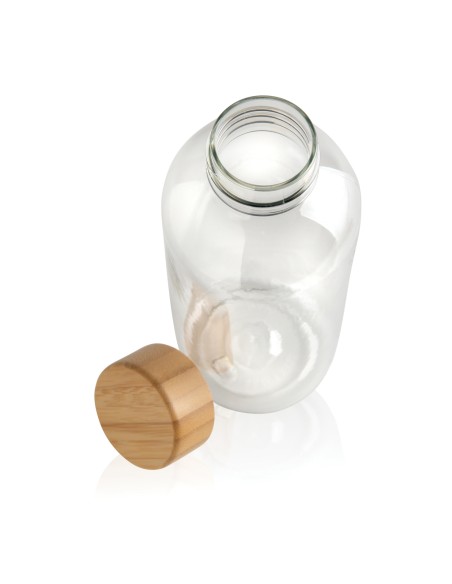 Bottiglia in rPET RCS con tappo in bambù 660ml