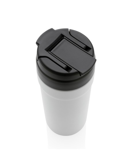 Bicchiere in acciaio riciclato RCS con tappo caldo/freddo