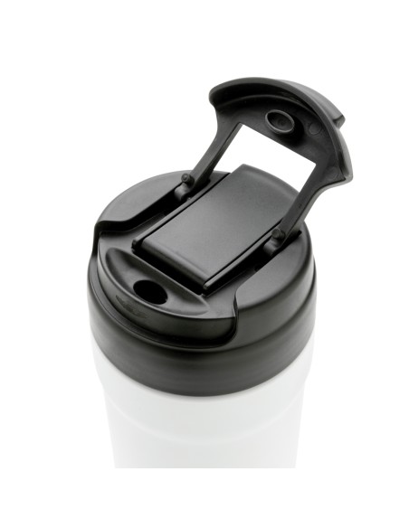 Bicchiere in acciaio riciclato RCS con tappo caldo/freddo