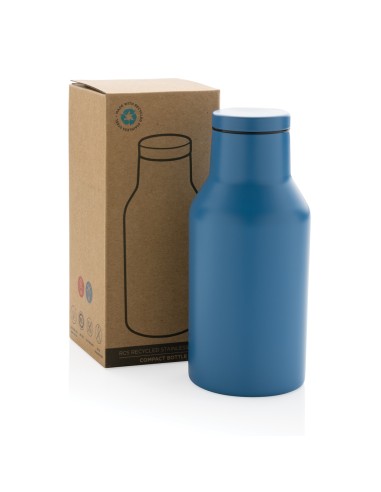 Bottiglia compatta in acciaio riciclato RCS 300ml