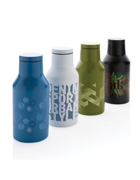 Bottiglia compatta in acciaio riciclato RCS 300ml