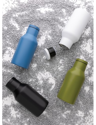 Bottiglia compatta in acciaio riciclato RCS 300ml
