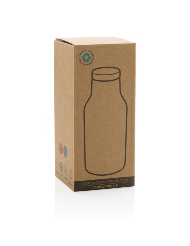 Bottiglia compatta in acciaio riciclato RCS 300ml