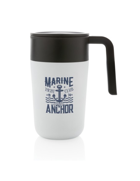 Tazza con manico in PP e SS riciclati GRS 480ml