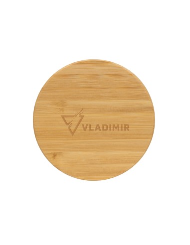 Tazza in rPP GRS con tappo in bambù