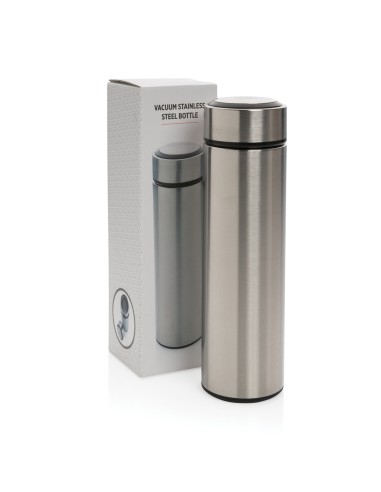 Bottiglia termica in acciaio con tappo in metallo