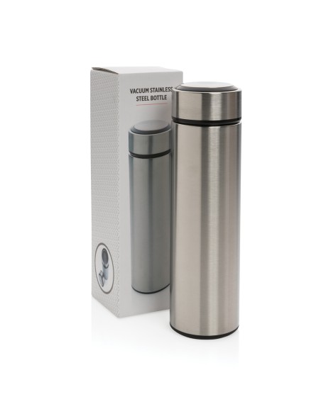 Bottiglia termica in acciaio con tappo in metallo