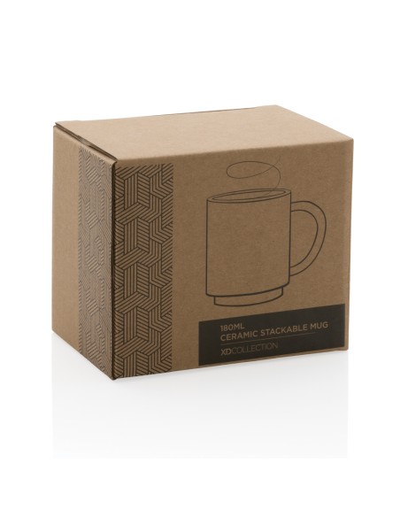 Tazza in ceramica impilabile 180ml