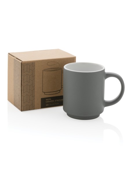 Tazza in ceramica impilabile 180ml