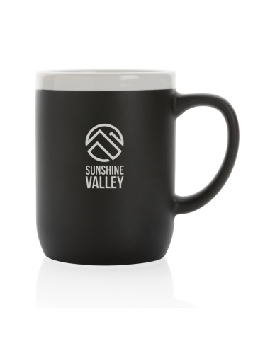 Tazza in ceramica con bordo bianco 300ml