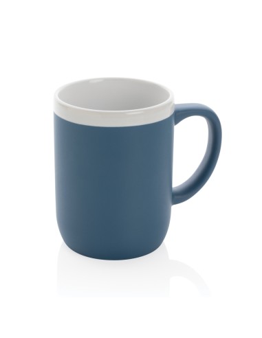 Tazza in ceramica con bordo bianco 300ml