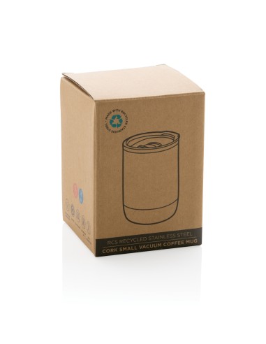 Tazza termica in sughero e acciaio riciclato RCS 180ml