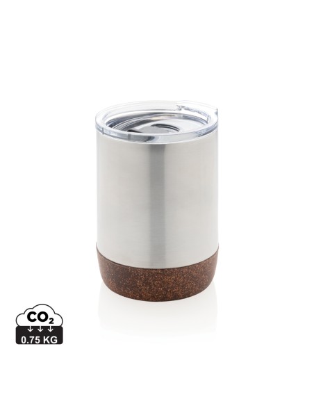 Tazza termica in sughero e acciaio riciclato RCS 180ml