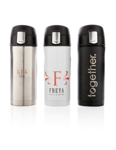 Tazza termica easy lock in acciaio riciclato RCS 300ml