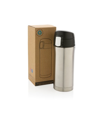 Tazza termica easy lock in acciaio riciclato RCS 300ml