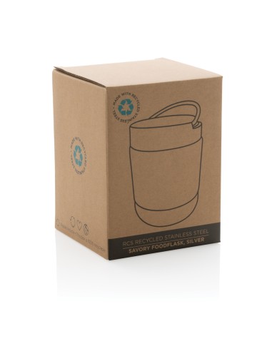 Portapranzo Savory in acciaio riciclato certificato RCS