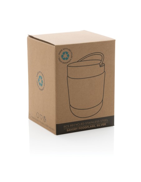 Portapranzo Savory in acciaio riciclato certificato RCS